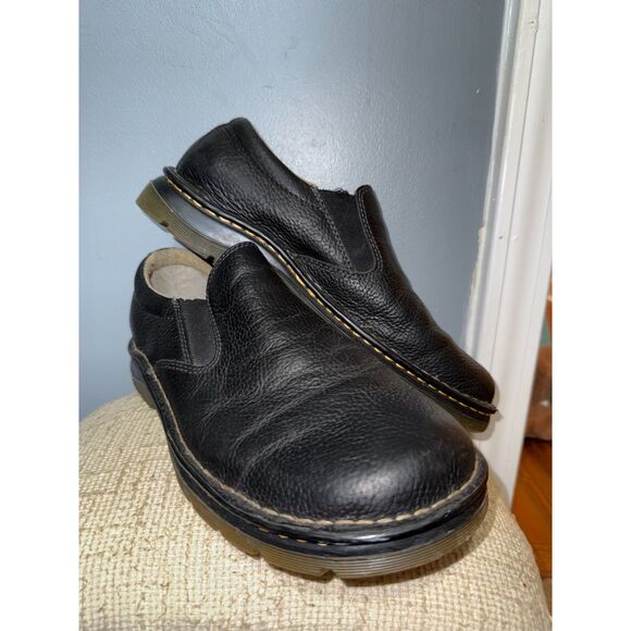 Dr. Martens Other - Dr. Martens Black Pebbled Leather 'Bryce' Slip-Ons | Size Men's 10/Women's 11